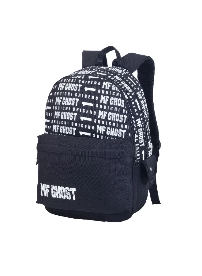 MARVEL MF Ghost Zipper Closure Adjustable Shoulder Strap Backpack Black and White 46 x 12 x 30 cm FKST-32031